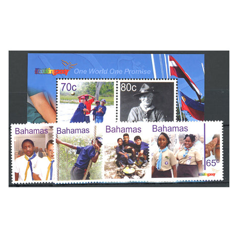 Bahamas 2007 Scouts, u/m. SG1458-61+ MS1462