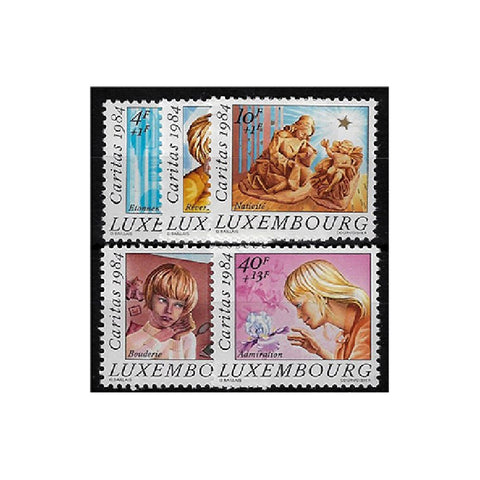 Luxembourg 1984 Christmas - The Child, u/m SG1145-9