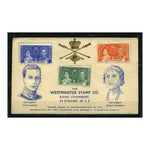 Ascension 1937 Coronation, used on illustrated & embossed 'Westminster' FDC. SG35-37