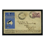 Australia 1934 1/6d Dull-purple, used on illustrated Quantas first flight cover to the UK. SG153_AUST0153UCVR