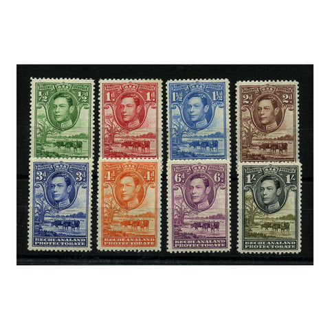 Bechuanaland 1938-52 Short set to 1/-, fresh mtd mint. SG118-25_BECH0118MMSH