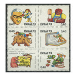 Brazil 1973 Childrens Stories, u/m. SG1460-64