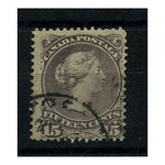 Canada 1868 15c Dull grey-purple, perf 12 (Ottawa pnt), fine cds used. SG61c_CAND0061CU