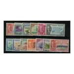 Cayman Is. 1950 Pictorial definitive set to 10/-, fresh mtd mint. SG135-47