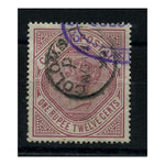 Ceylon 1887 1r12c Dull-rose, wmk sideways, fine used with cds & chop. SG201_CEYL0201U1
