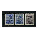 Croatia 1941 4d-5.50d Ovpt (1st) definitive top vals, lightly mtd mint. SG6-8_CROA0006MMLS
