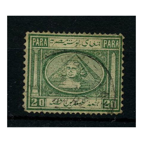 Egypt 1867-69 20pa Deep blue-green, fine cds used. SG13_EGYP0013U