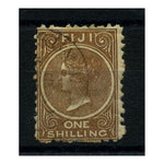 Fiji 1881-99 1/- Deep-brown, perf 10, cds used. SG64a_FIJI0064AU