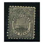 Fiji 1894 1d Black, perf 10, mtd mint. SG77_FIJI0077MM