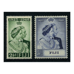 Fiji 1948 Silver Wedding, u/m. SG270-71