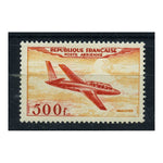 France 1954 500f Air Fouga Magister, lightly mtd mint. SG1196