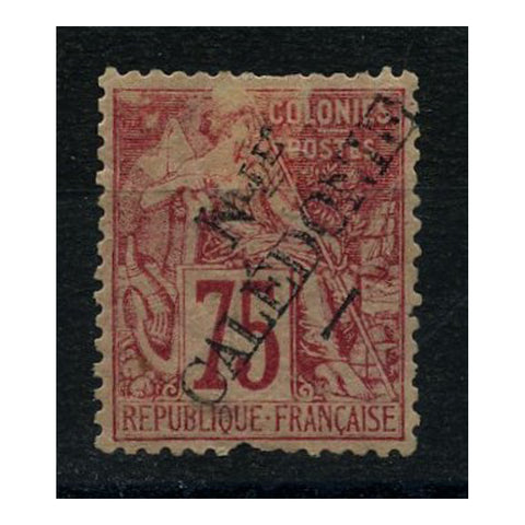 N Caledonia 1892 Ovpt on 75c Carmine / rose, mtdmint, faulty. SG29_FSNC0029MMX