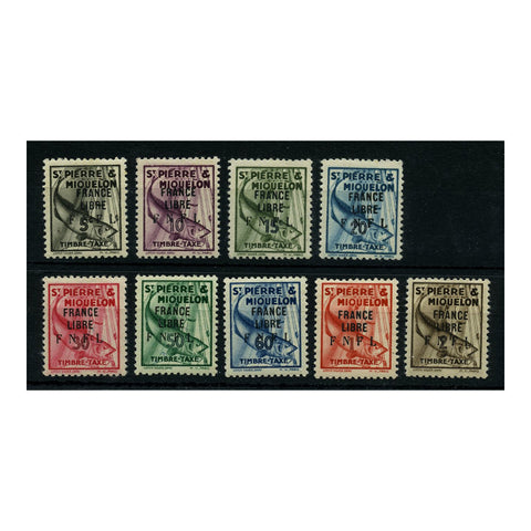 SPM 1942 Due short set to 2f (missing 3f), u/m. SGD310-18_FSSAP0310MS