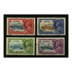 Gambia 1935 Silver Jubilee, fine used. SG143-46_GAMB0143U