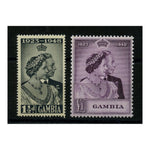 Gambia 1948 Silver Wedding, u/m SG164-65_GAMB0164M