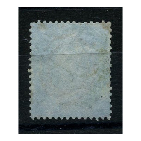 GB 1855-57 Small garter wmk / blued ppr perf blank as used for 4d carmine, rare perfed.