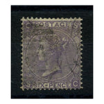 GB 1865-67 6d Lilac (w hyphen), pl5, wmk emblems, good to fine used. SG97