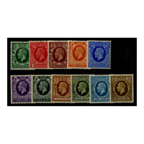 GB 1934-36 Photograveur basic set, u/m. SG439-49