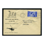 GB 1948 2-1/2d Wedding, on BEA experimental helicopter flight cover w cachet (various legs). SG493