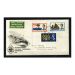 GB 1963 Lifeboat conf., tidy illustrated SPECIAL DELIVERY FDC. SG639-41