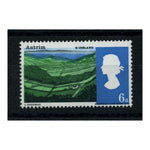 GB 1966 6d Antrim, black colour shift, u/m. SG690var