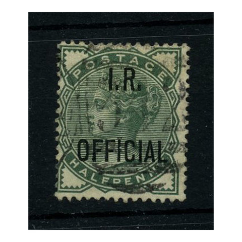 GB 1882-1901 1/2d Deep-green, fine used for type. SGO1