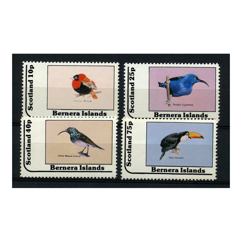 Bernera 1982 Birds (4v), u/m.