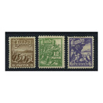 Lundy 1930 Additional values set, fresh mtd mint. LI3-5