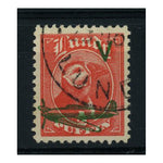 Lundy 1942 1/2p Pinkish-red, deep-green ovpt (unissued), cancelled (favour). LI37Evar