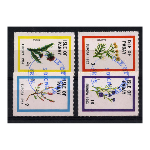 Pabay 1962 Europa (wildflowers), cds used.