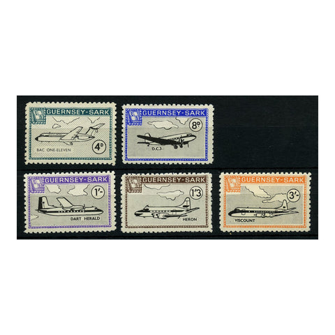 Sark 1968 Aircraft, u/m, 3/- gum weak. SC114-18