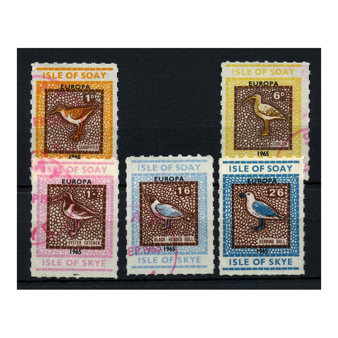 Isle of Soay 1965 Europa (less 3d), cds used. #1-6 (less 2)