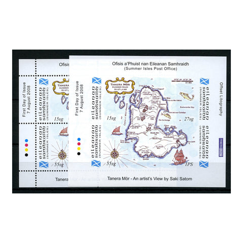 Summer Is 2008 Map MS, both perf & imperf, u/m, scarce.