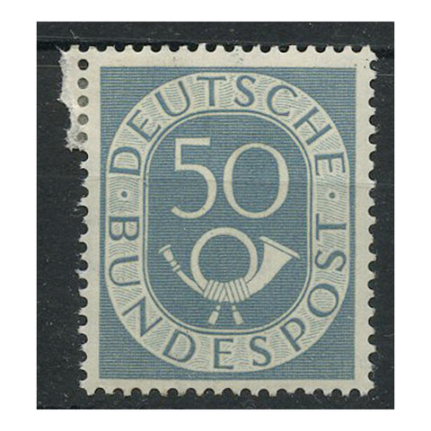 Germany 1951-52 Post horn 50pf, fine mtd mint. SG1056