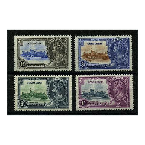 Gold Coast 1935 Silver Jubilee, lightly mtd mint. SG113-16_GOLD0113MML