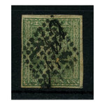 India 1854 2a Green, 4 margins, pen & lozenge cancels. SG31_INDI0031UA