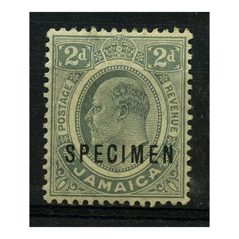 Jamaica 1911 2d Grey optd SPECIMEN, m/m SG57s