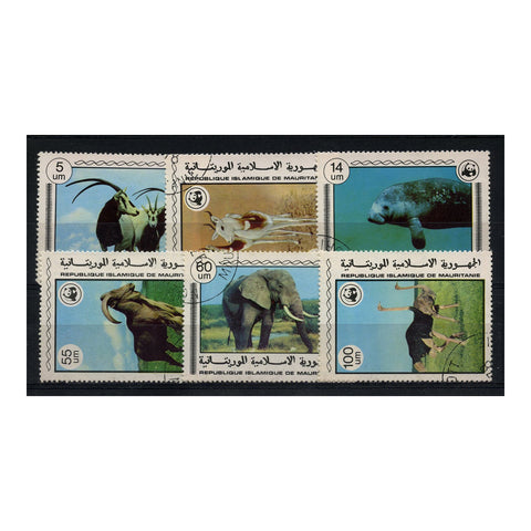 Mauritania 1978 Endangered Animals (WWF), cds (CTO) used. SG573-78_MART0573U