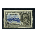 Mauritius 1935 1d Ultra & grey, variety similar to 'short extra flagstaff,' lightly mtd mint. SG245v