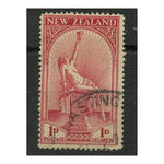 NZ 1932 Health 1d Hygeia, good to fine cds used. SG552