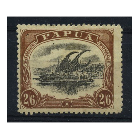 Papua 1910-11 2/6 Black & brown Type C, fine mtd mint. SG83