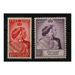Pitcairns 1948 Silver Wedding, u/m. SG11-12_PITC0011M