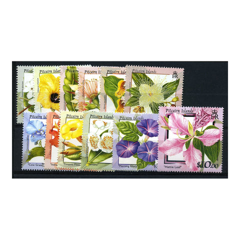 Pitcairn Is 2000 Flower Definitives, u/m. SG564-75