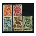 Saar 1931 60c-3f Paintings part set, lightly mtd mint. SG144-48_SAAR0144MMLS