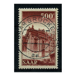 Saar 1952-55 500f Church, fine cds used. SG334