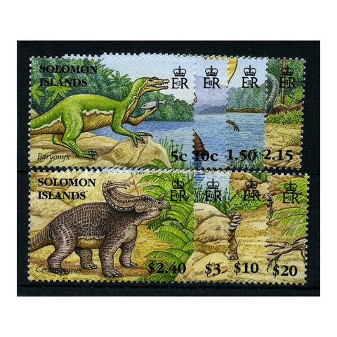 Solomon Is 2006 Dinosaurs, u/m. SG1194-1201_SOLO1194M