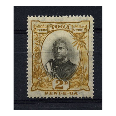 Tonga 1897 2d Grey & bistre, fresh mtd mint. SG42a_TONG0042AMM