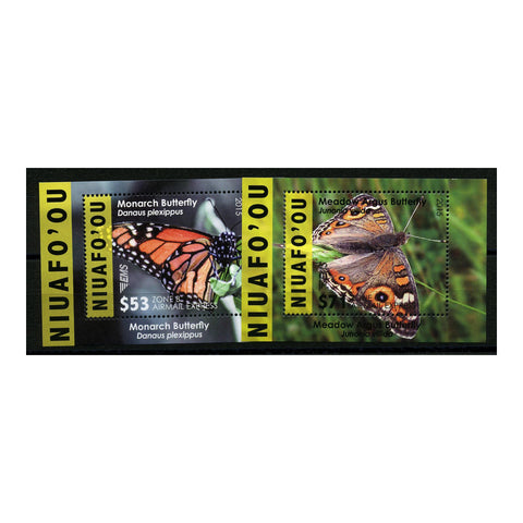 Tonga (Niuafoou, Express) 2015 Butterflies, u/m. SGMSE14 + MSE15