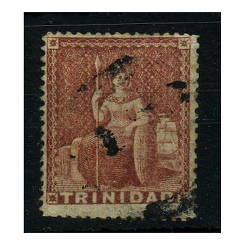 Trinidad 1861 (1d) rose-red, clean cut perf 14-16½, fine used. SG46