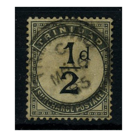 Trinidad 1885 1/2d Slate-black, fine cds used. SGD1